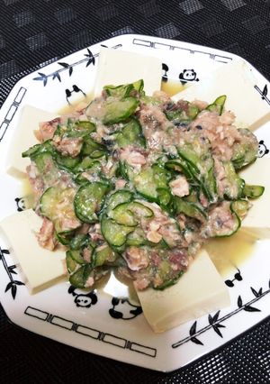冷や汁風★鯖缶ときゅうりの和え物-レシピのメイン写真