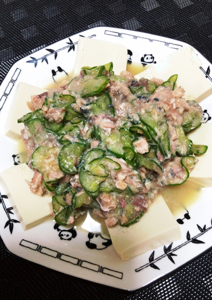 冷や汁風★鯖缶ときゅうりの和え物-レシピのメイン写真