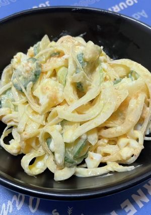 オニオンスライスと卵でマヨサラダ♪-レシピのメイン写真