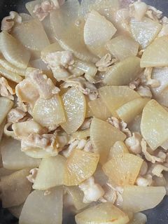 簡単!味しみしみ豚バラ大根(みそ味)-レシピのメイン写真
