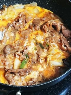 余ったすき焼きで親戚丼-レシピのメイン写真
