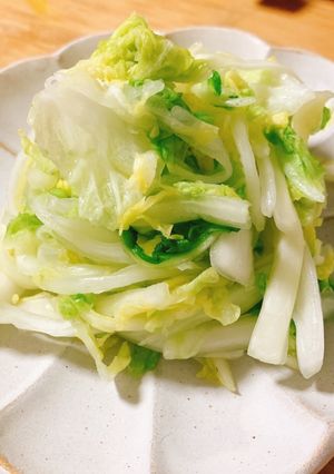 昆布だしでさっぱり白菜のおしんこ♡-レシピのメイン写真