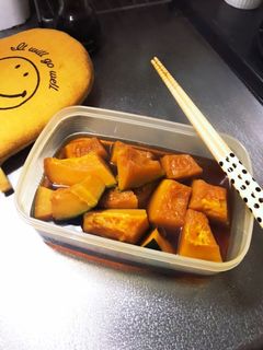 レンジでかぼちゃ煮-レシピのメイン写真