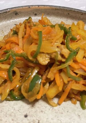 豚肉とお野菜のケチャカレー炒め-レシピのメイン写真