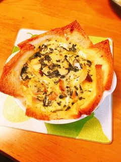 サンドイッチパンでパンキッシュ☆-レシピのメイン写真