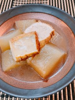 ☆圧力鍋で時短!とうがんと厚揚げの煮物☆-レシピのメイン写真