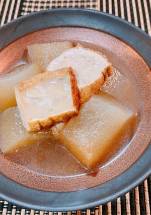 ☆圧力鍋で時短!とうがんと厚揚げの煮物☆-レシピのメイン写真