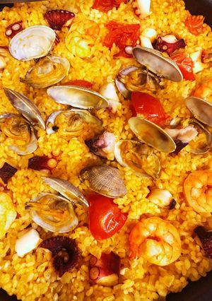 パエリアの素を使って♡簡単魚介のパエリア-レシピのメイン写真