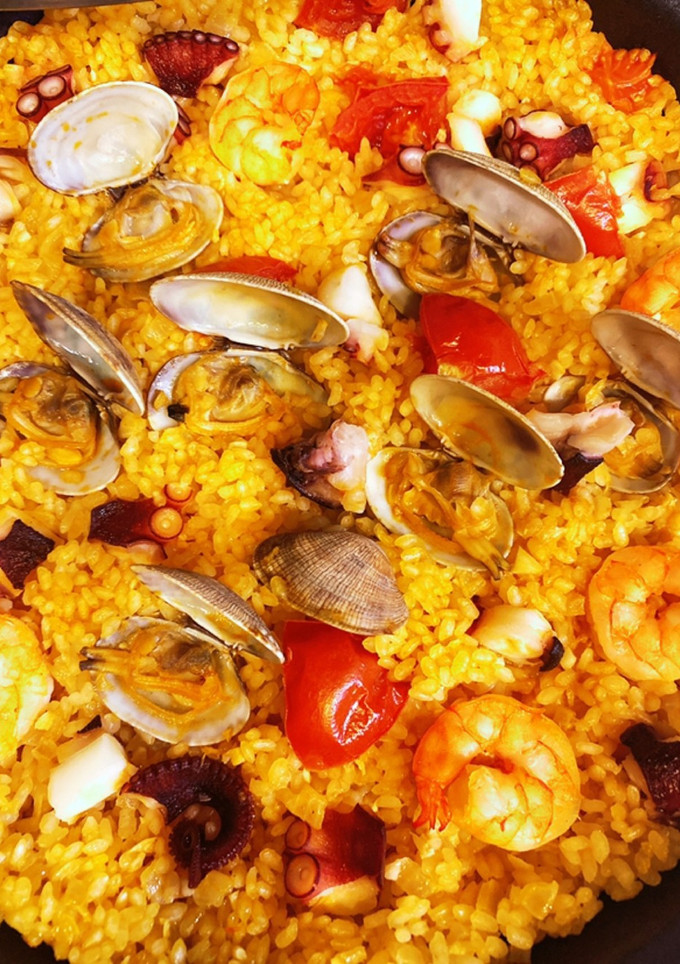パエリアの素を使って♡簡単魚介のパエリア-レシピのメイン写真