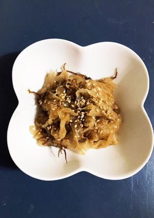 白キクラゲの塩昆布炒め-レシピのメイン写真