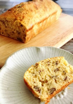気合いはいらない胡桃のパウンドケーキ-レシピのメイン写真