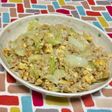 超簡単☆すりごまキャベツマヨ炒飯♪♪♪