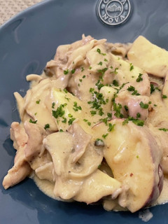 シュクメルリ風♡秋野菜と鶏肉のクリーム煮-レシピのメイン写真