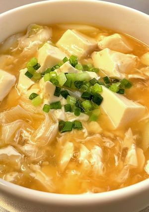 南蛮えびスープで絶品！豆腐エビ塩ラーメン-レシピのメイン写真