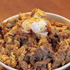 お肉とたまごがふわふわ牛丼-レシピのメイン写真