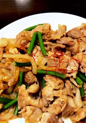 カンタン彩り豚焼肉-レシピのメイン写真