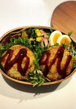 のっけ弁当2021.11.10 コロッケ-レシピのメイン写真