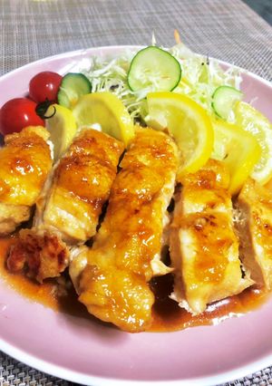 さっぱり！ハニーレモンチキン、鶏胸肉-レシピのメイン写真