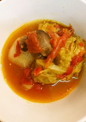 豚バラロールキャベツ野菜煮込み-レシピのメイン写真