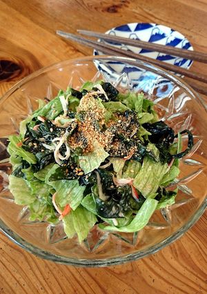 ワカメとカニカマの胡麻サラダ-レシピのメイン写真