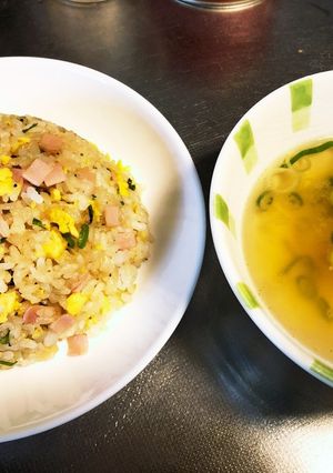 超楽々　上湯炒飯withスープ作ります-レシピのメイン写真