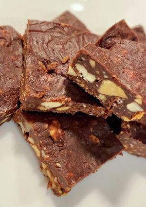 ナッツごろごろローチョコレートバー-レシピのメイン写真