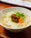 あったかつるつる稲庭なめこうどん