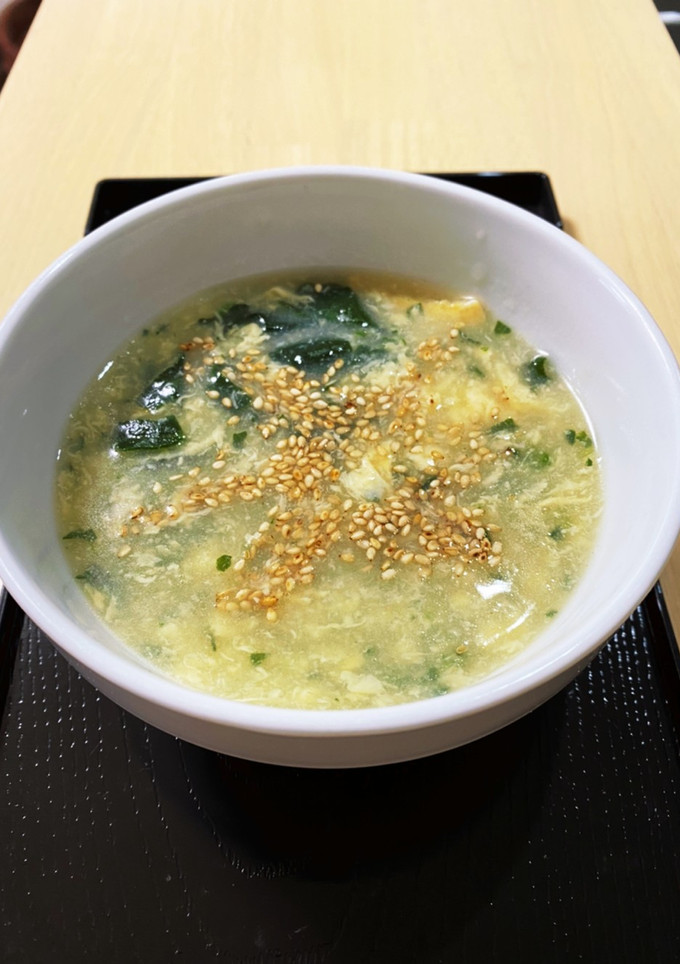 ほうれん草とたまごの中華スープ-レシピのメイン写真