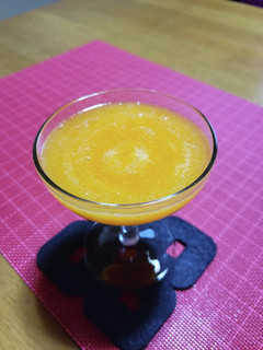 《介護食にも》梅酒入り柿ゼリー-レシピのメイン写真