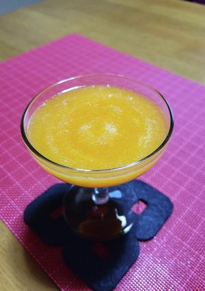 《介護食にも》梅酒入り柿ゼリー-レシピのメイン写真