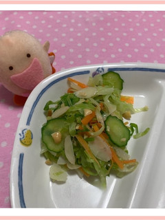 たべまる給食【ナッツサラダ】-レシピのメイン写真