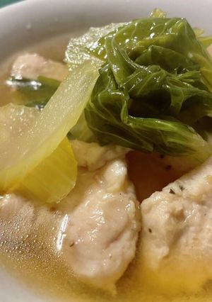 セロリと鶏胸肉のスープ-レシピのメイン写真