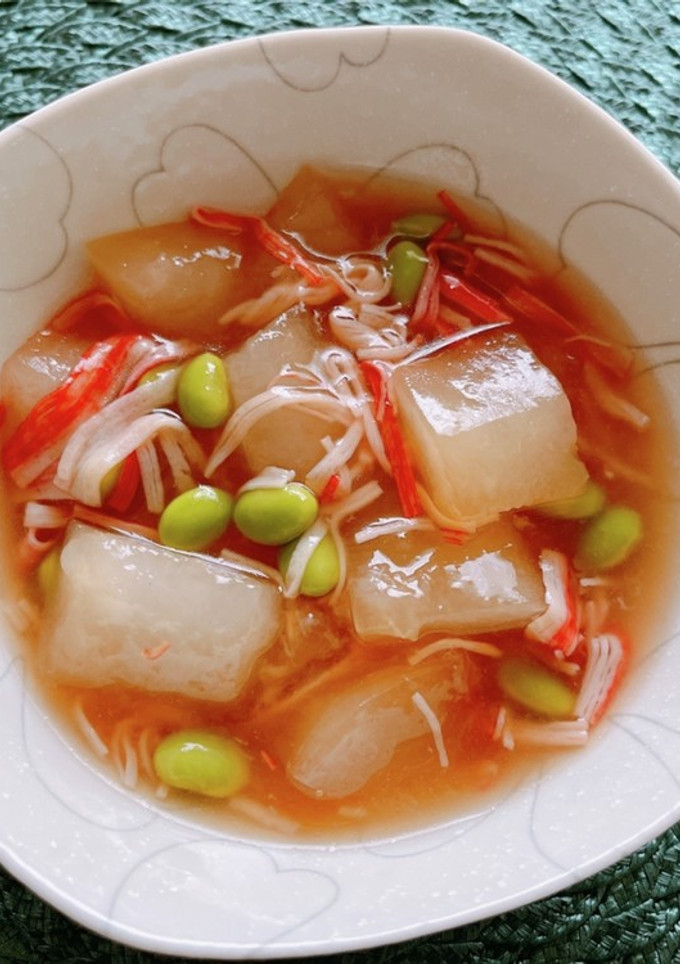 ☆冬瓜とカニカマ枝豆の中華風とろみ煮☆-レシピのメイン写真