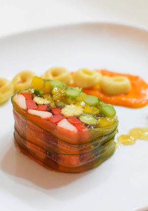 夏野菜のテリーヌ-レシピのメイン写真