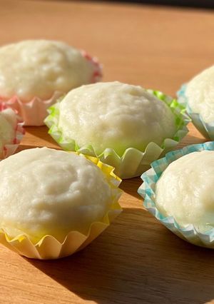 簡単！体に優しい♡ 米粉甘酒蒸しパン-レシピのメイン写真