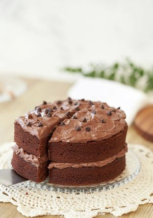 チョコレートファッジケーキ-レシピのメイン写真