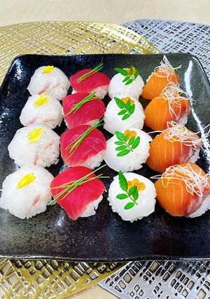 まるっとかわいい♪手まり寿司-レシピのメイン写真