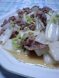 豚肉と白菜の中華炒め-レシピのメイン写真