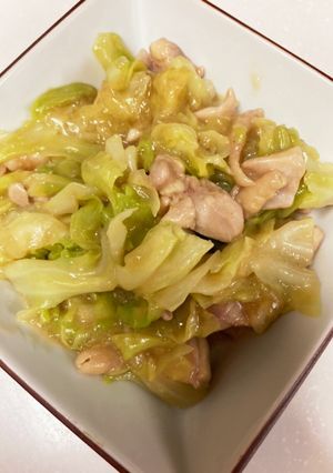 鶏肉とキャベツだけ･･･いため。-レシピのメイン写真