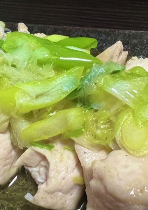 ヘルシー！胸肉のネギ塩！-レシピのメイン写真
