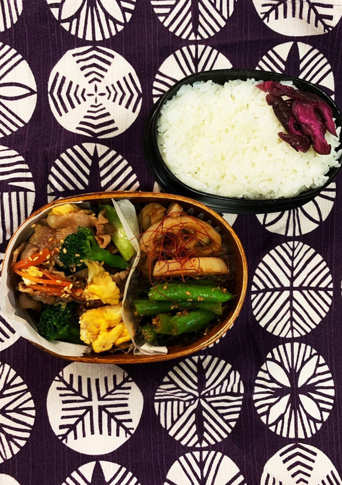 豚バラと卵炒め弁当　〜高校生男子弁当〜-レシピのメイン写真