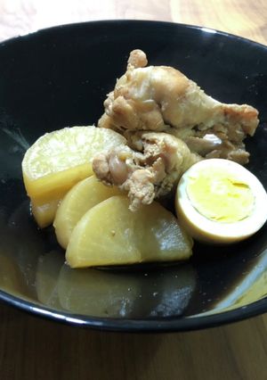 トロトロ【手羽元＆大根＆ゆで卵の煮物】-レシピのメイン写真
