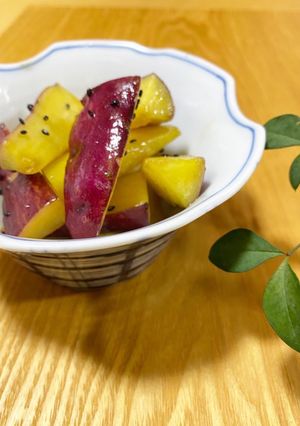 フライパンで作る大学芋-レシピのメイン写真