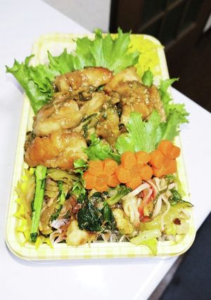 【夫婦弁当163】鶏のサッパリ炒め-レシピのメイン写真