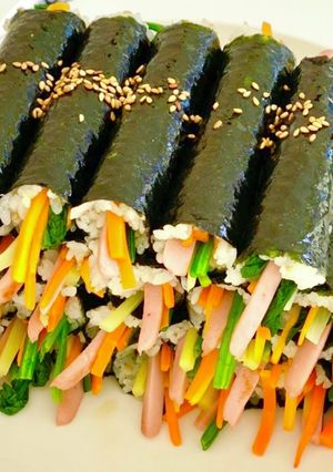 コマキンパ（ミニキンパ）꼬마김밥-レシピのメイン写真