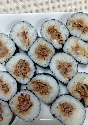 牛肉の巻き寿司-レシピのメイン写真
