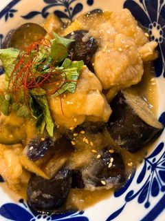 簡単◎ナスと鶏モモのみぞれ煮-レシピのメイン写真