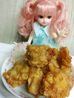リカちゃん♡にんにく唐揚げ(卵衣)-レシピのメイン写真