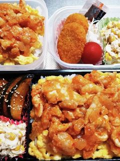 高校生息子&旦那弁当(11/11)-レシピのメイン写真