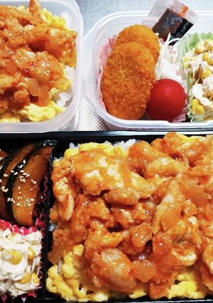 高校生息子＆旦那弁当（11/11）-レシピのメイン写真